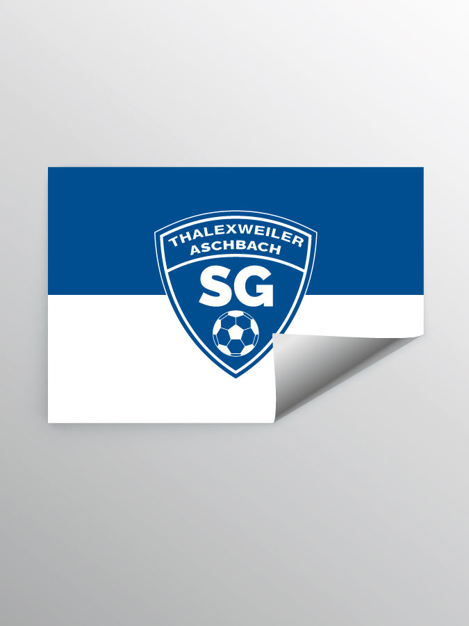 Aufkleber DIN A7 Logo