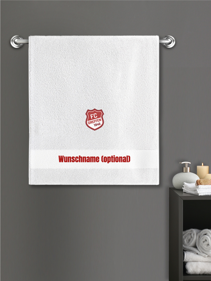 Badehandtuch Team Sticklogo