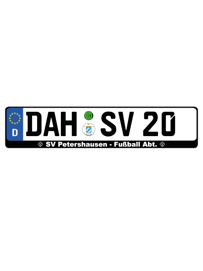 Kennzeichenhalter Kalden (2er Set)