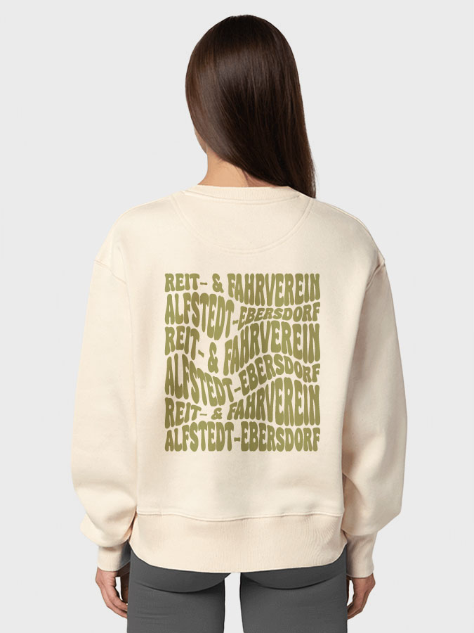 Oversized Sweater Wavy Damen