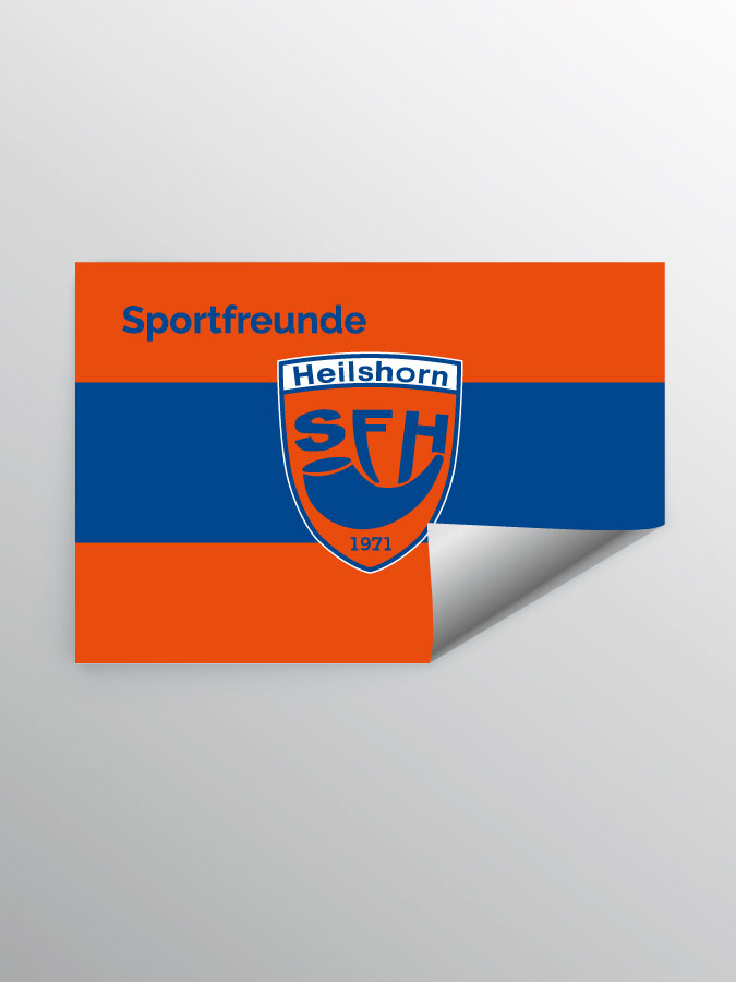 Aufkleber DIN A7 Stripe