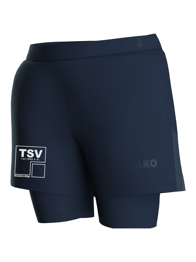 Jako 2-in-1-Short Power Damen