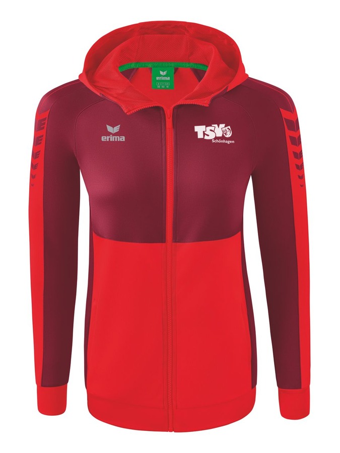 Erima Six Wings Trainingsjacke mit Kapuze Damen