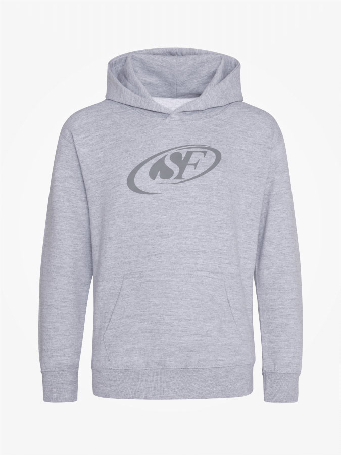 Hoodie All Grey Kids Unisex