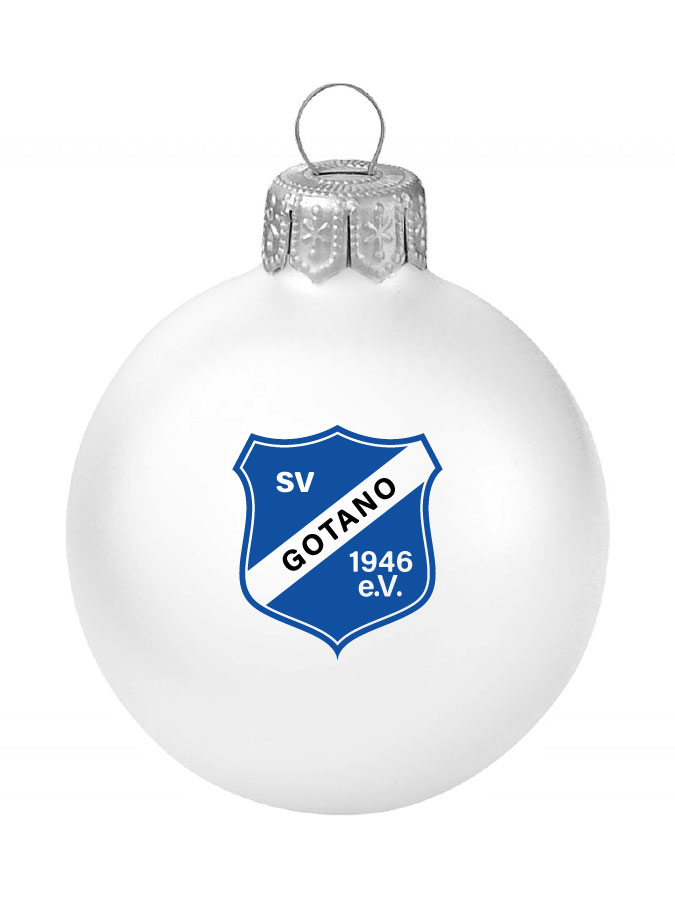 Weihnachtskugel Logo 8cm