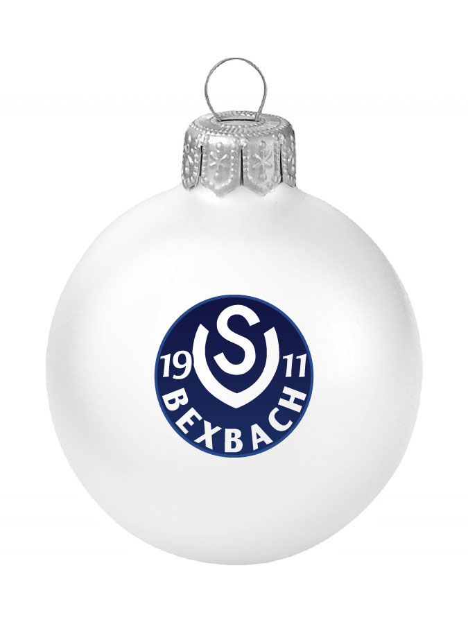 Weihnachtskugel Logo 8cm