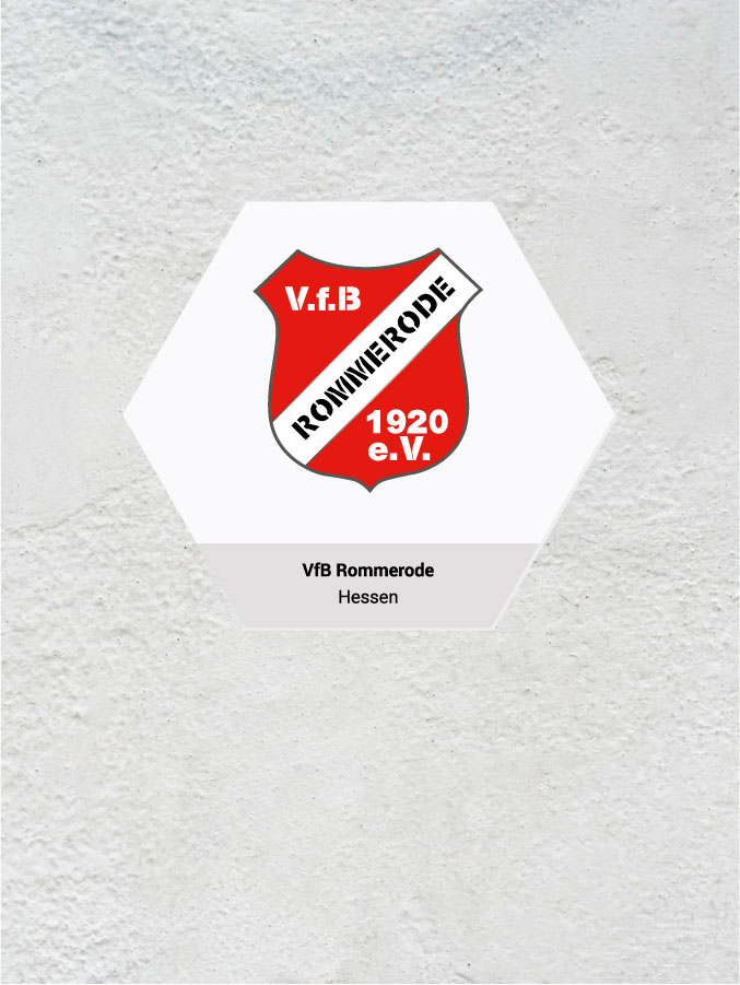 Wandkachel Hexagon mit Logo