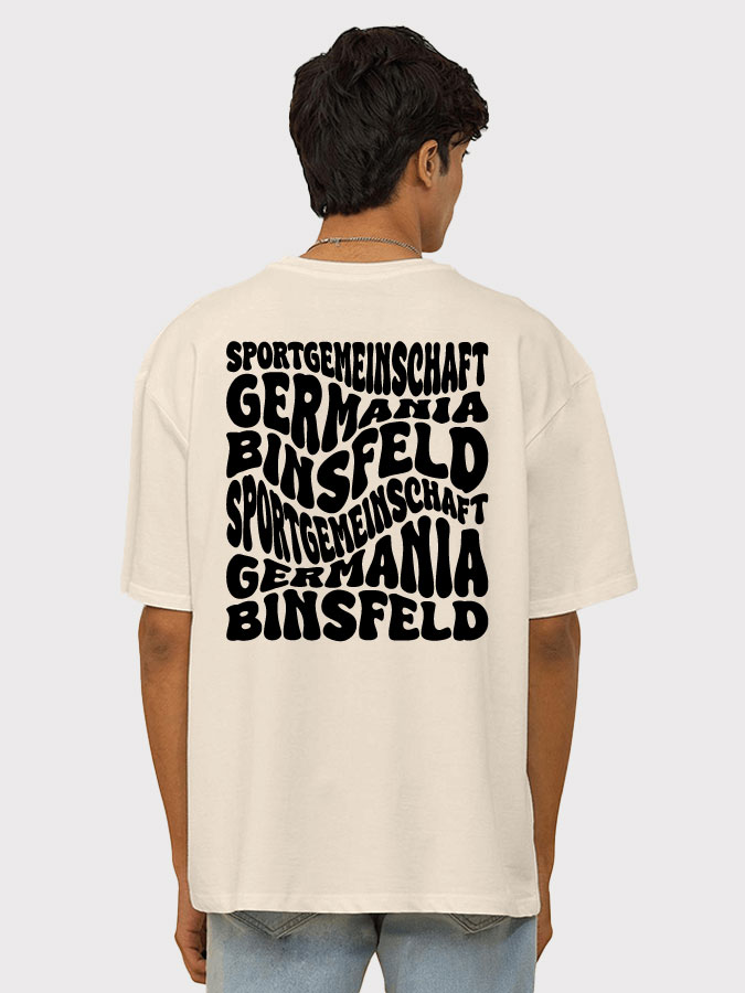 T-Shirt Oversized Wavy Herren