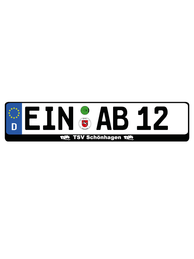 Kennzeichenhalter Kalden (2er Set)