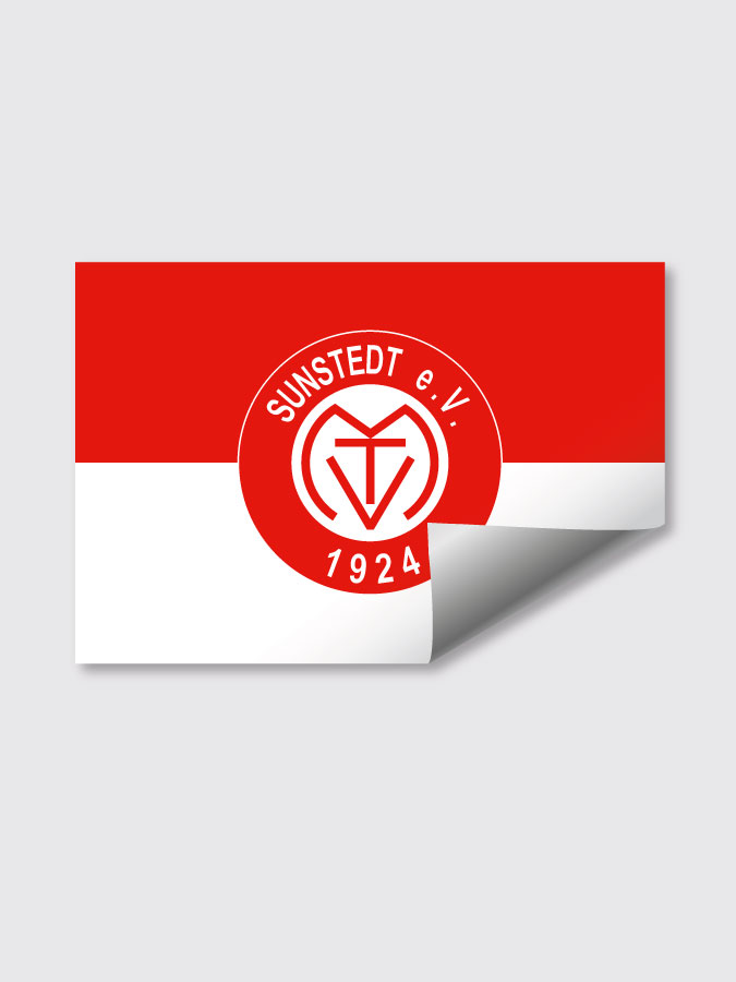 Aufkleber DIN A7 Logo