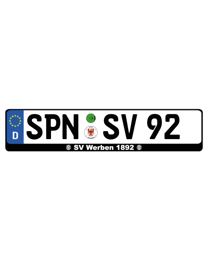 Kennzeichenhalter Kalden (2er Set)