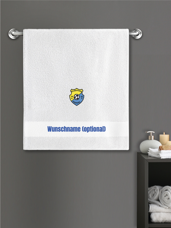 Badehandtuch Team Sticklogo