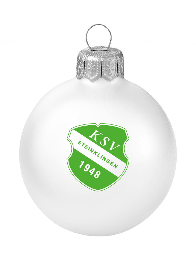 Weihnachtskugel Logo 8cm