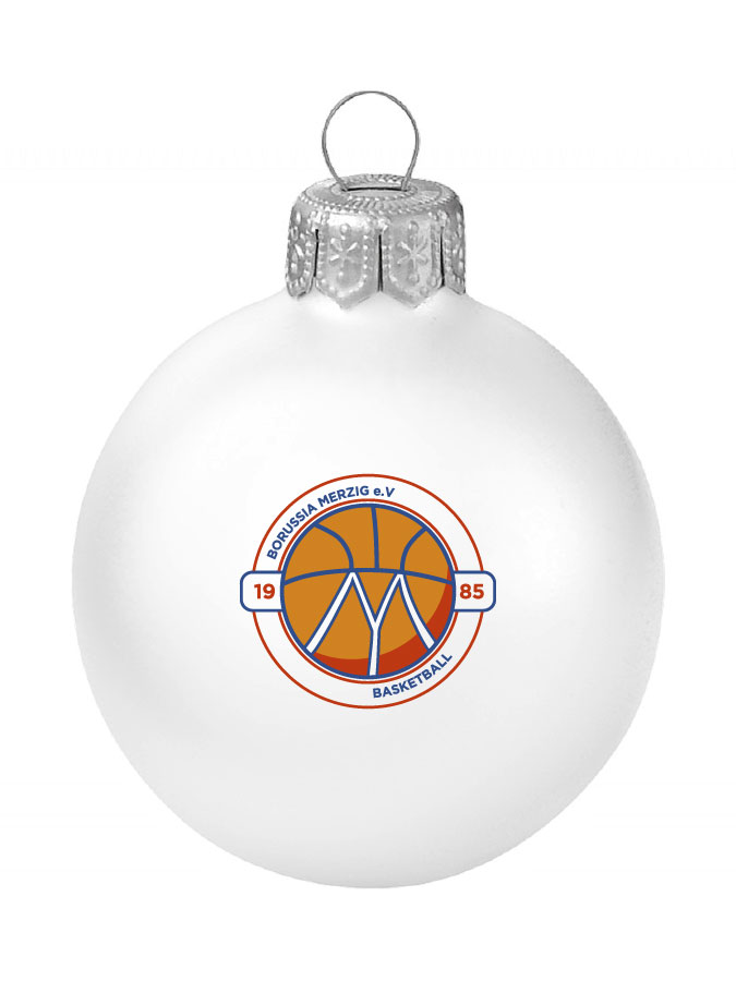 Weihnachtskugel Logo 8cm
