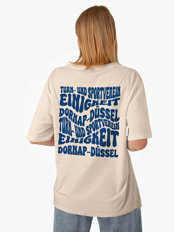 Oversized Shirt Wavy Damen
