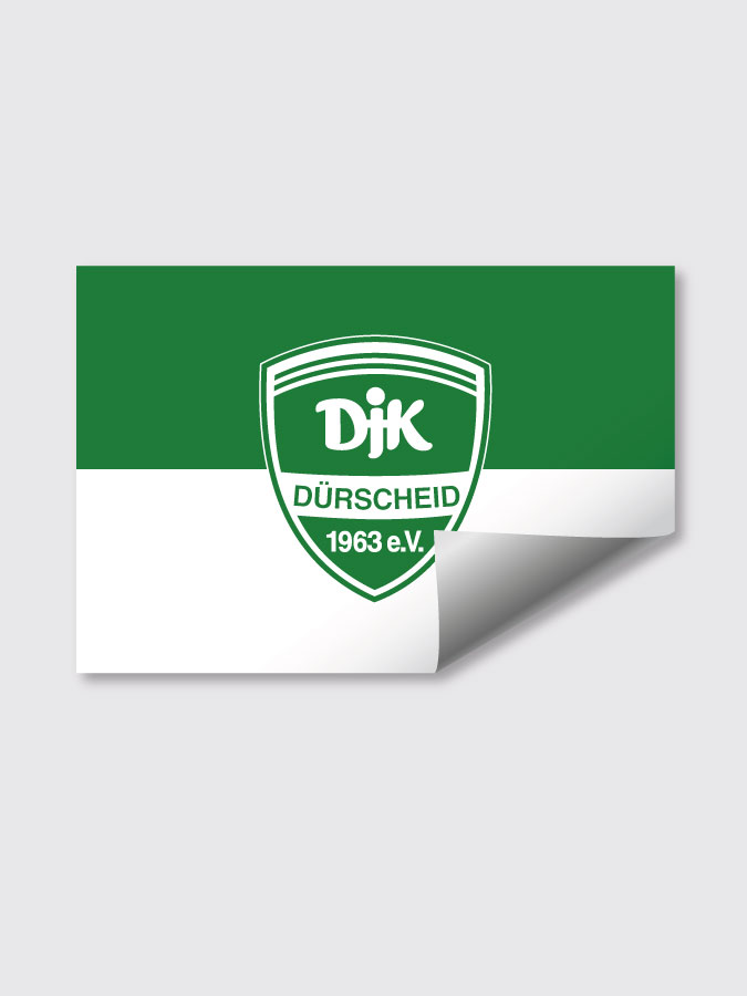Aufkleber DIN A7 Logo
