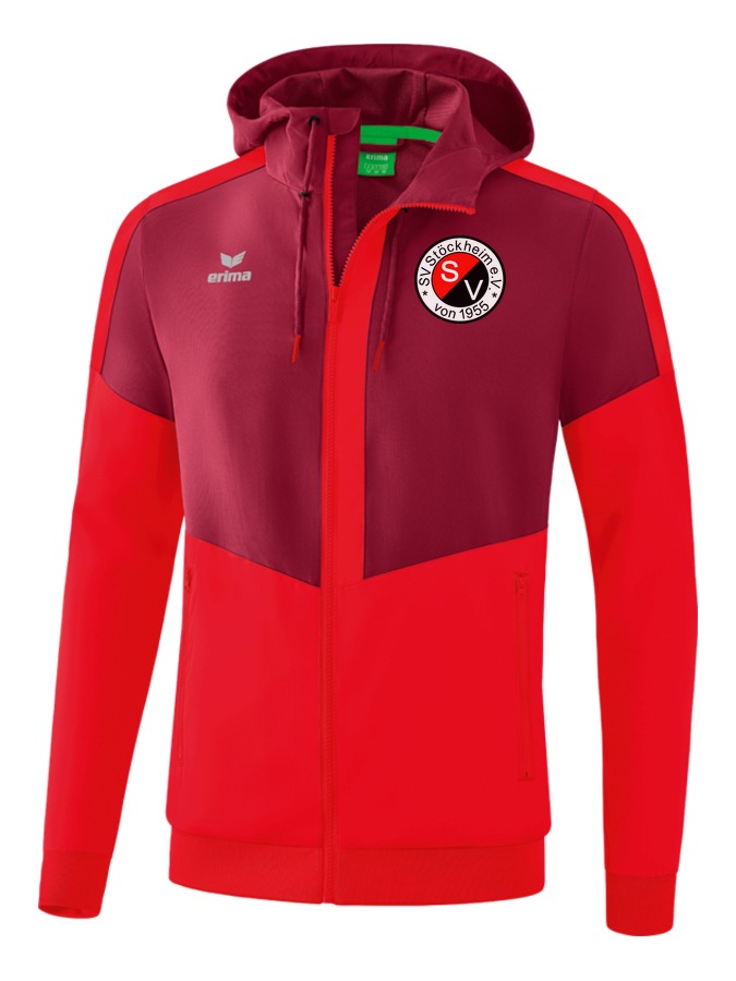 Erima Squad Tracktop Jacke mit Kapuze