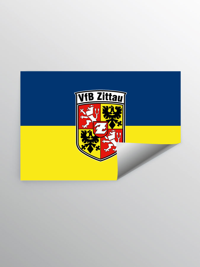 Aufkleber DIN A7 Logo