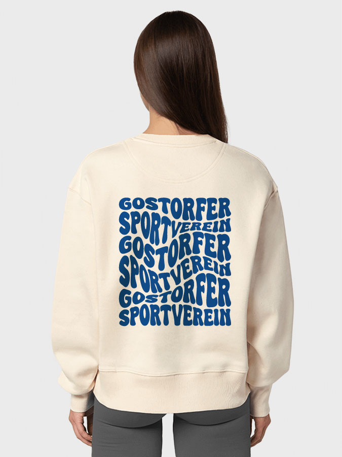 Oversized Sweater Wavy Damen