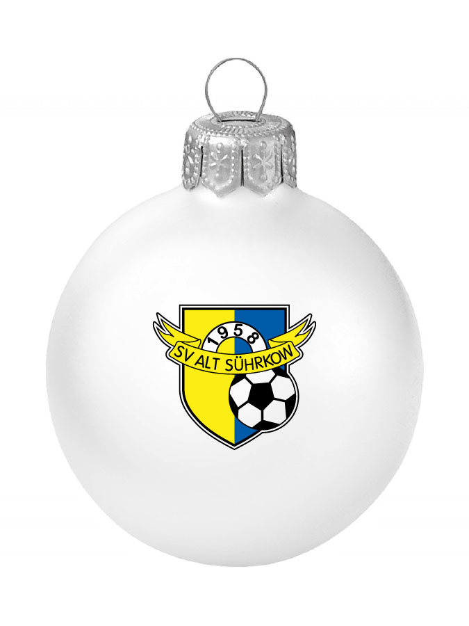 Weihnachtskugel Logo 8cm