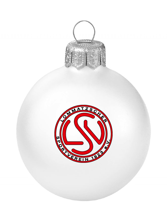 Weihnachtskugel Logo 8cm
