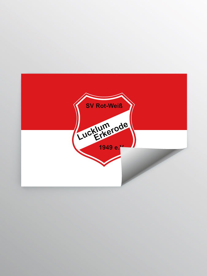 Aufkleber DIN A7 Logo