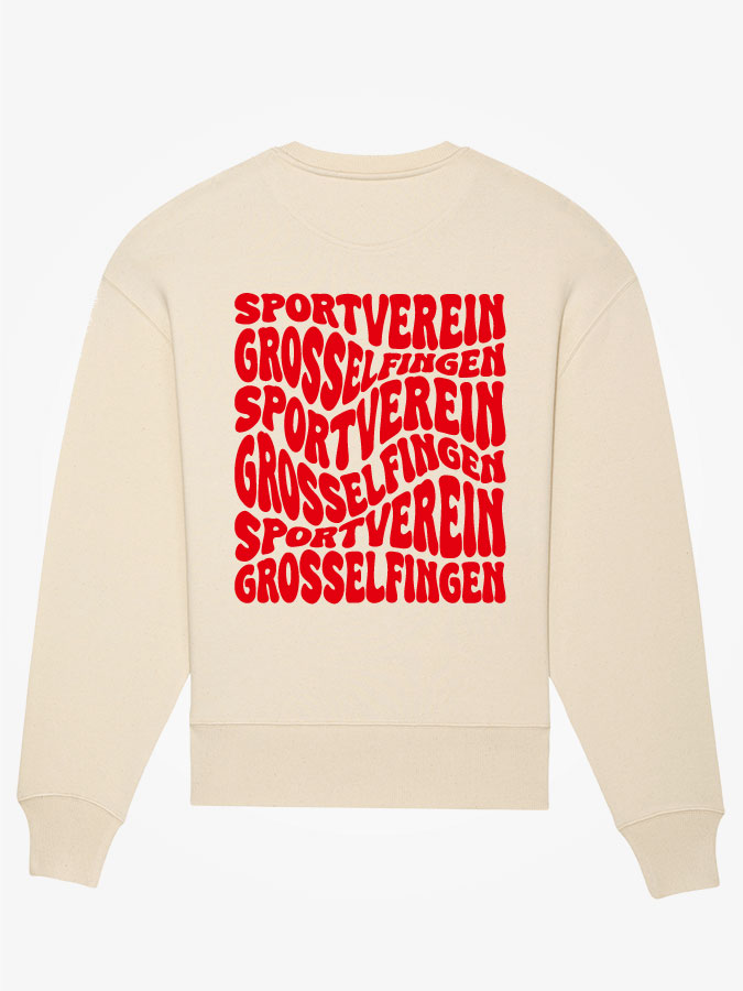 Oversized Sweater Wavy Herren