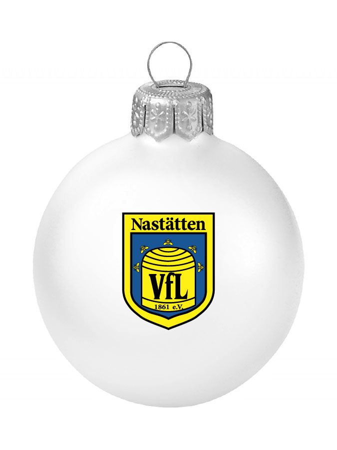 Weihnachtskugel Logo 8cm