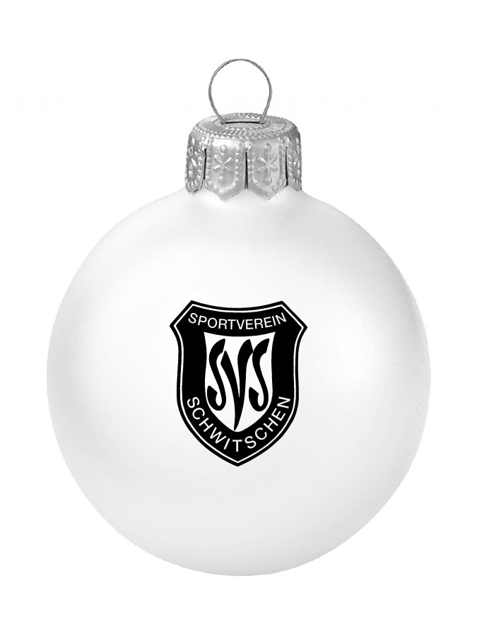 Weihnachtskugel Logo 8cm