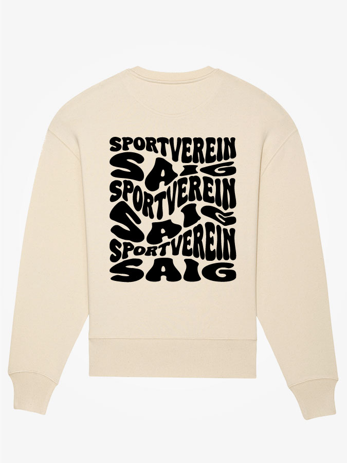 Oversized Sweater Wavy Herren