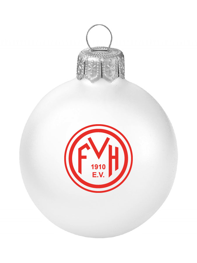 Weihnachtskugel Logo 8cm