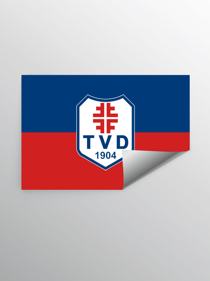 Aufkleber DIN A7 Logo