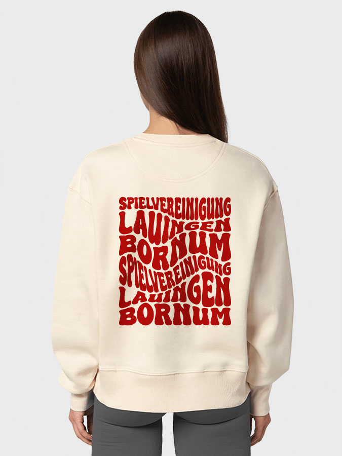 Oversized Sweater Wavy Damen