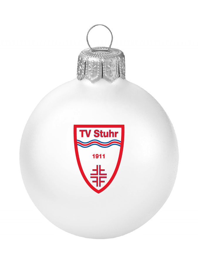 Weihnachtskugel Logo 8cm