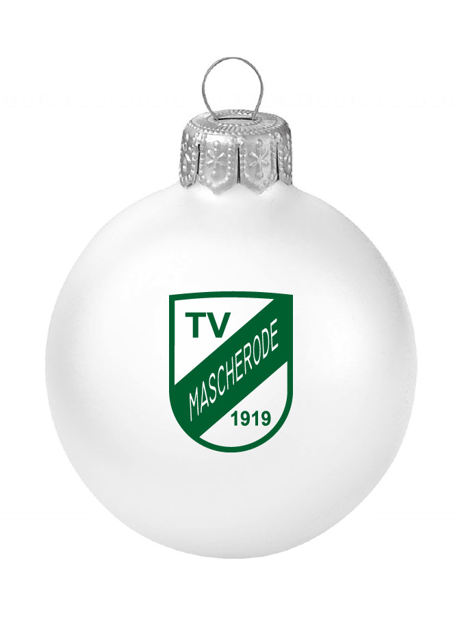 Weihnachtskugel Logo 8cm