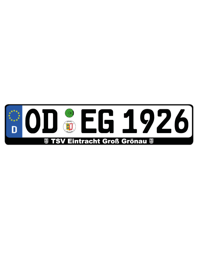Kennzeichenhalter Kalden (2er Set)
