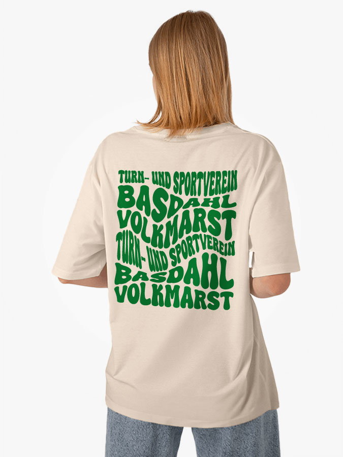 Oversized Shirt Wavy Damen