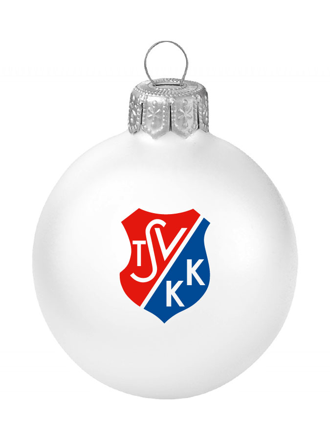 Weihnachtskugel Logo 8cm