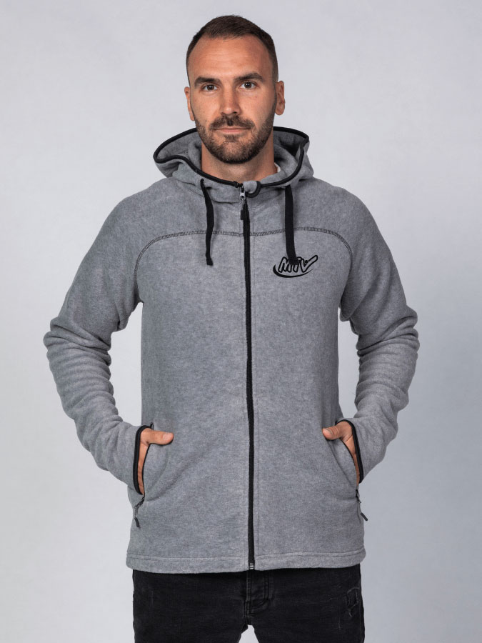 Fleecejacke Hooded Herren