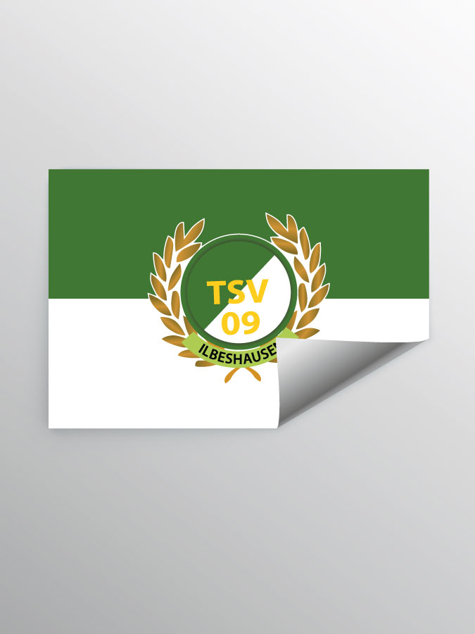 Aufkleber DIN A7 Logo