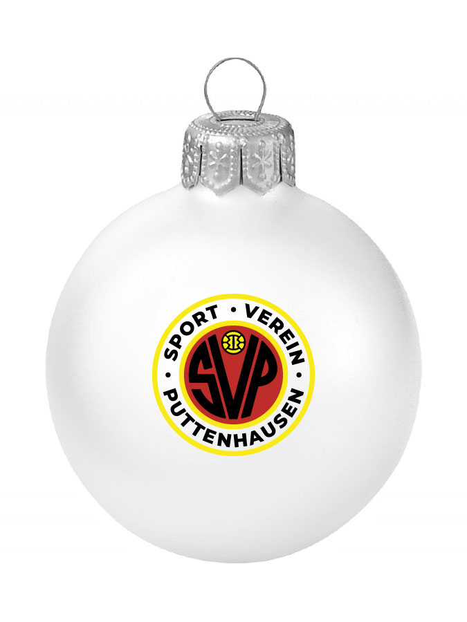 Weihnachtskugel Logo 8cm