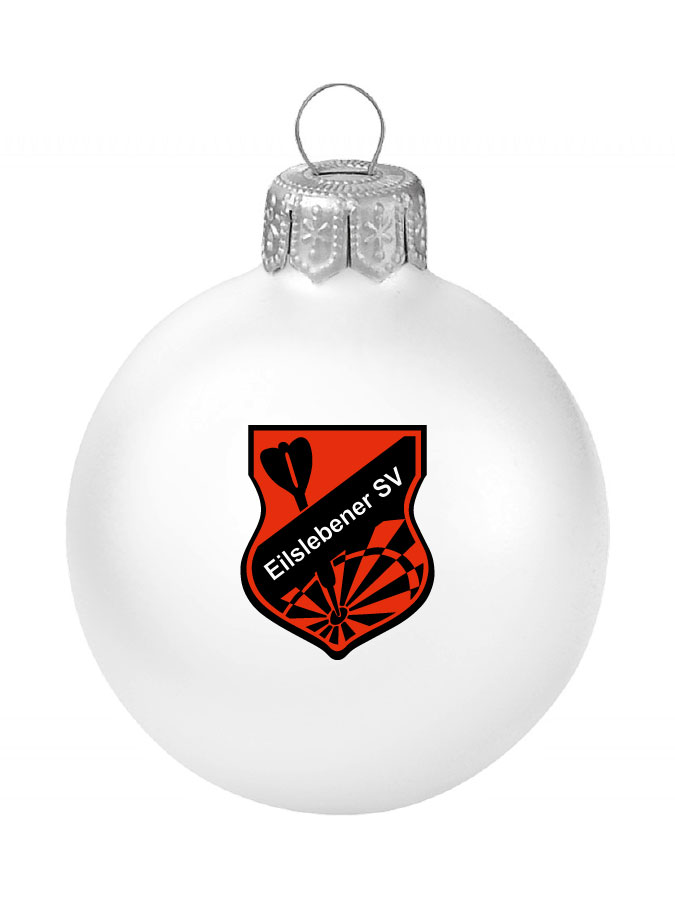 Weihnachtskugel Logo 8cm