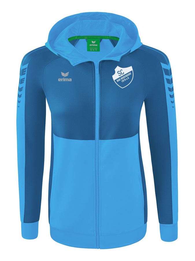 Erima Six Wings Trainingsjacke mit Kapuze Damen