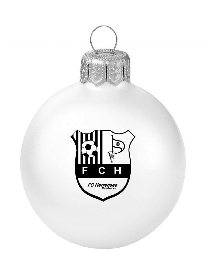Weihnachtskugel Logo 8cm