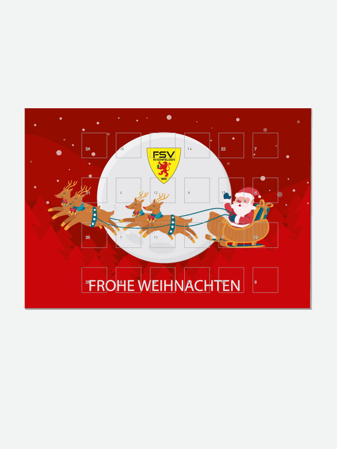 Adventskalender Schokolade