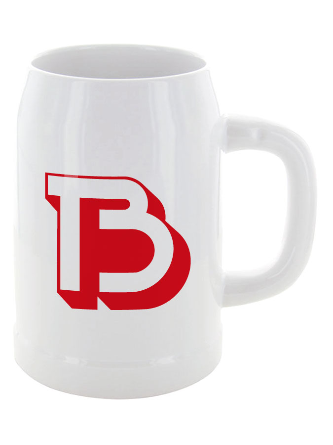 Bierkrug 0,5l Logo