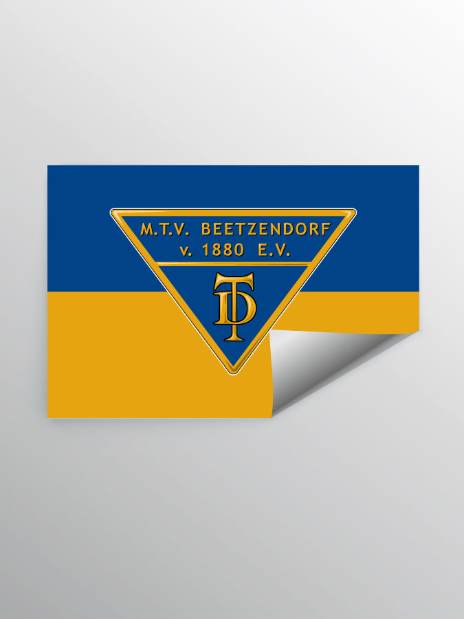 Aufkleber DIN A7 Logo