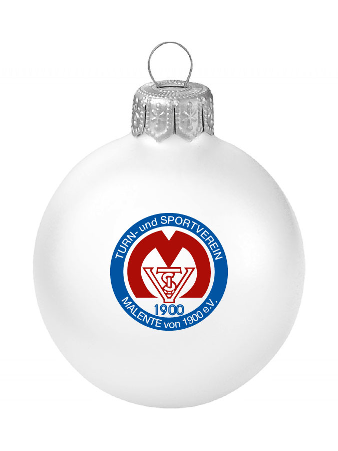 Weihnachtskugel Logo 8cm