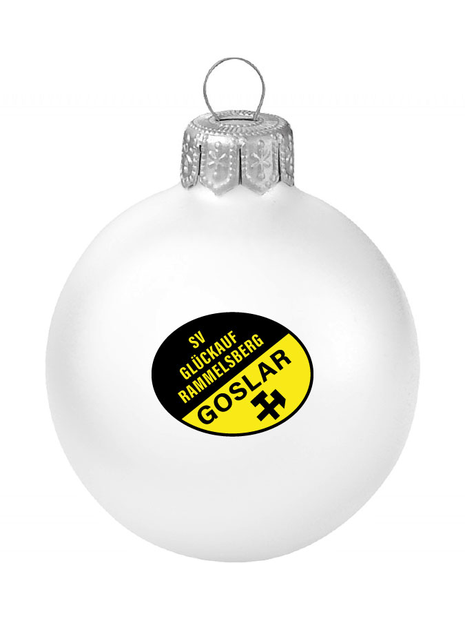 Weihnachtskugel Logo 8cm