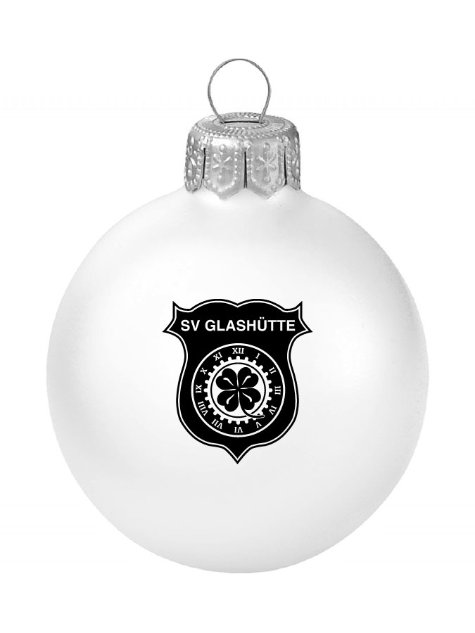 Weihnachtskugel Logo 8cm